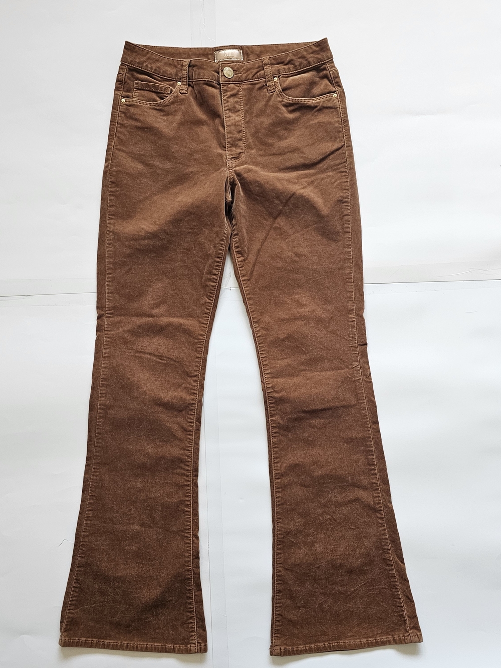 Kut from the Kloth Chestnut Corduroy Flare Jeans